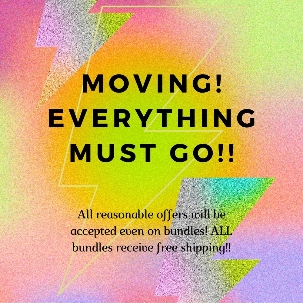 Moving and need to sell clothes fast to make room! Entire closet on sale!